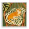Stupell Industries Orange Cat in Rattan Chair Framed Giclee, design by Walker Noble